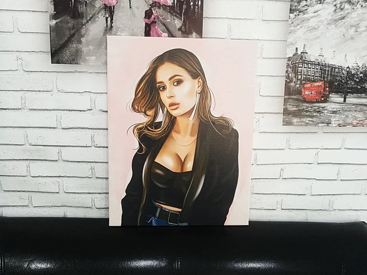 Печать фото на холсте