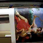 печать фотообоев