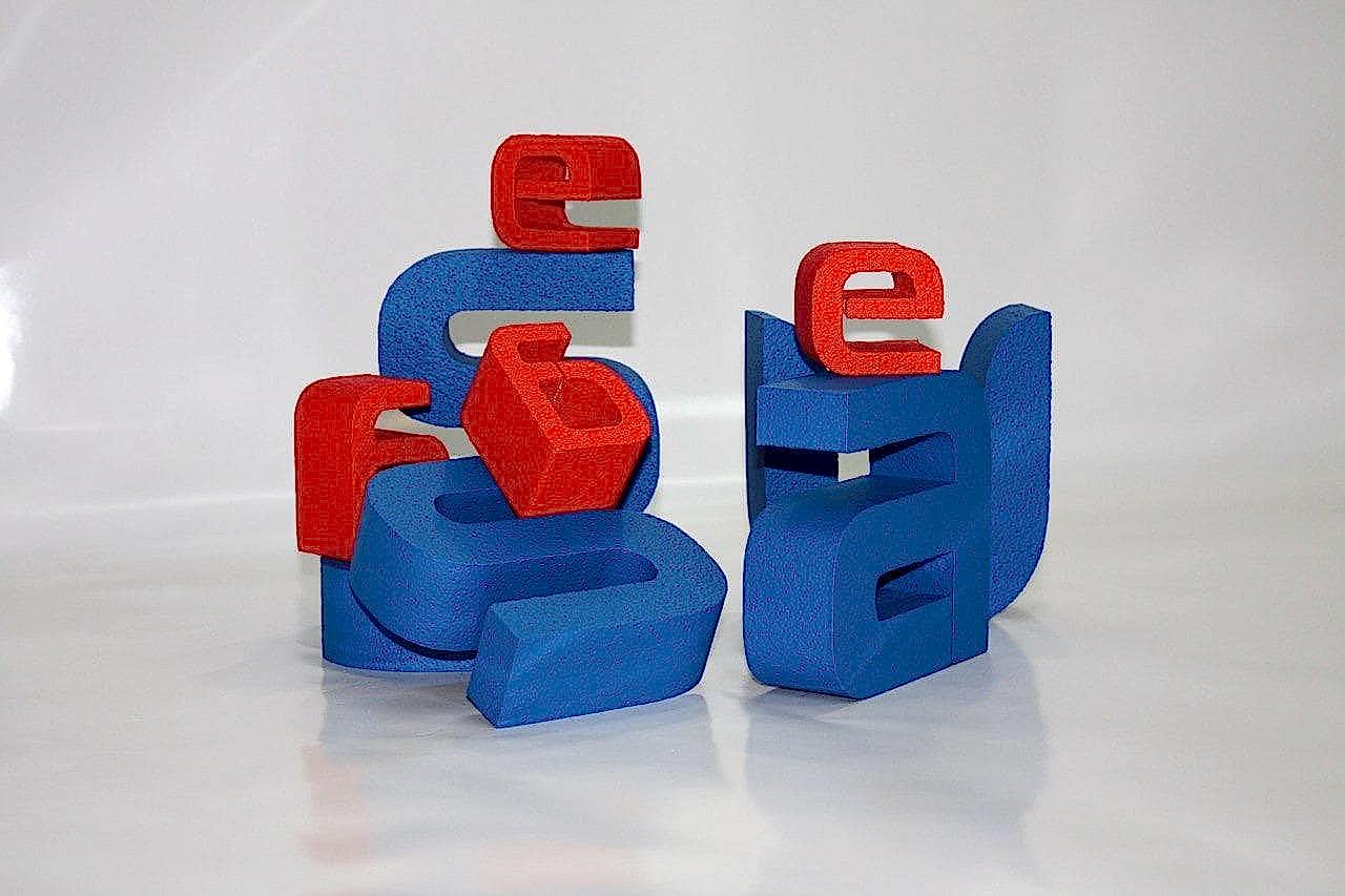 объемные буквы 6