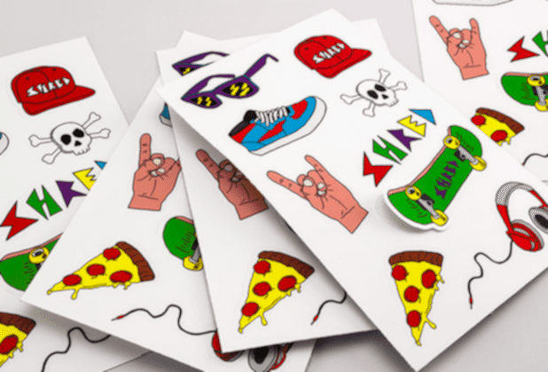 цветные стикеры большой партией