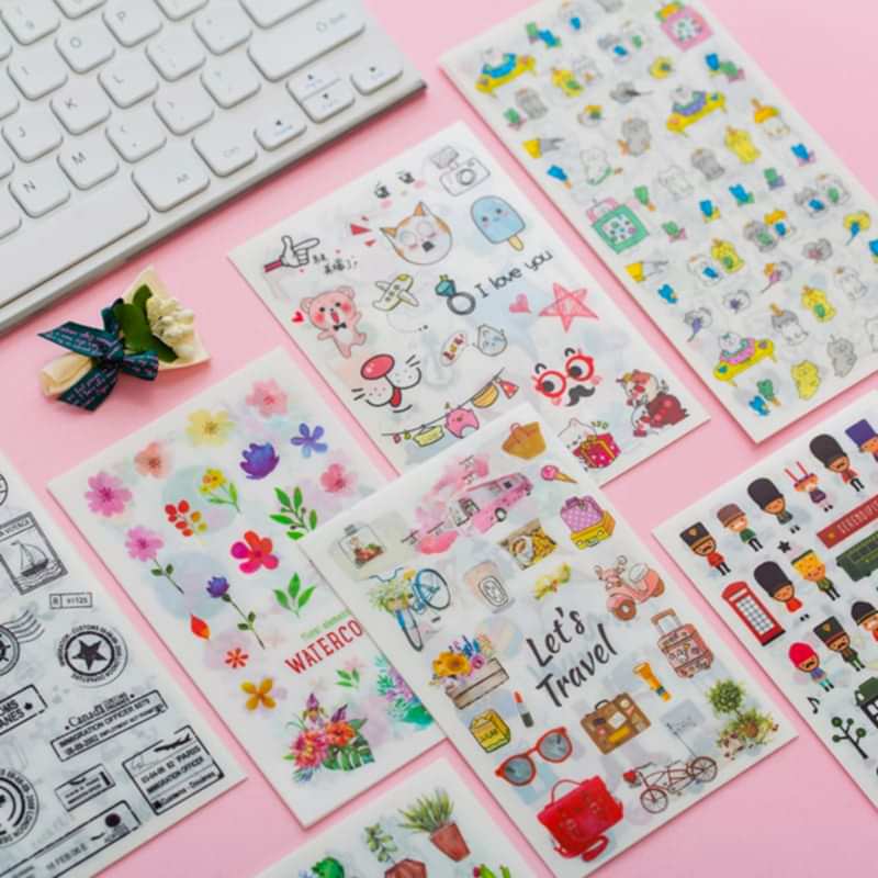 цветные наклейки