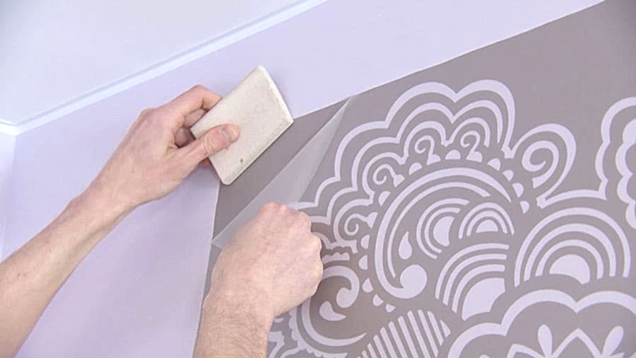 трафарет для интерьера2