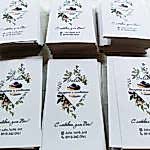 визитки с цветами