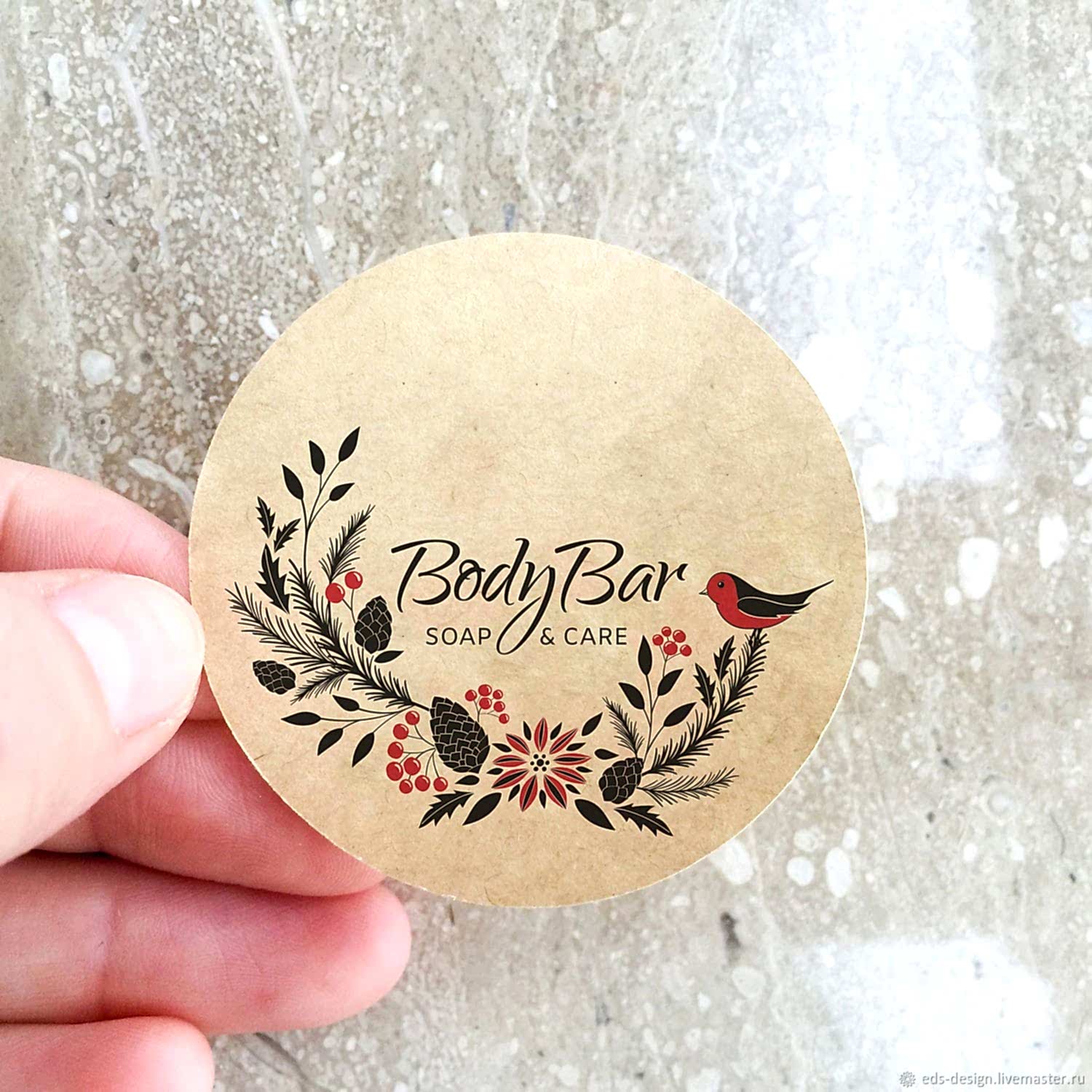 наклейка с логотипом