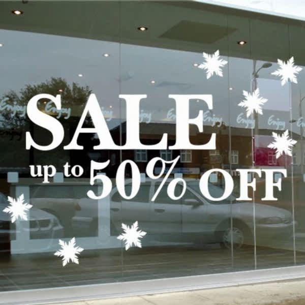 белая наклейка на стелке